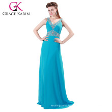 Grace Karin Charming The Turquoise Formal Evening Gown Vestidos CL4419